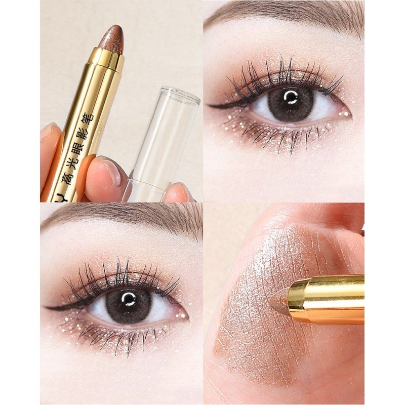 Pair of Eye Shadow highlight glittering Pen